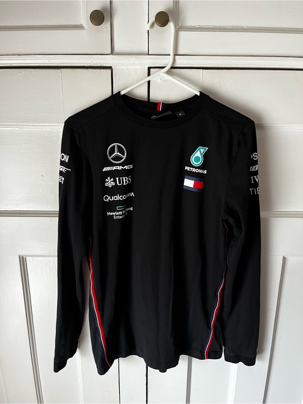 Mercedes AMG Petronas Black Team Long Sleeve Top - Size S
